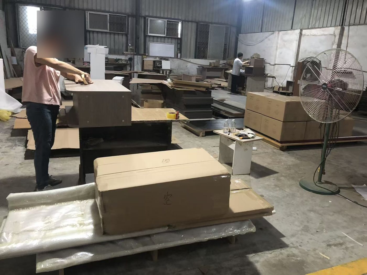 Packing station